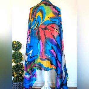 Bold Bright Colored Animal Print - Wrap/Scarf - by Natasha Couture